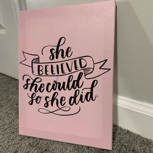 Cute Pink Wall Decor